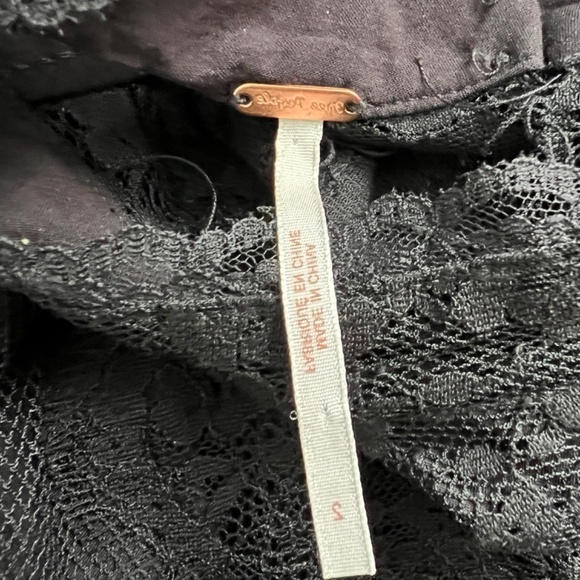 Free People Womens Mini Dress 2 Lace Witchy Fairygoth Whimsigoth Party Cocktail - Picture 3 of 15